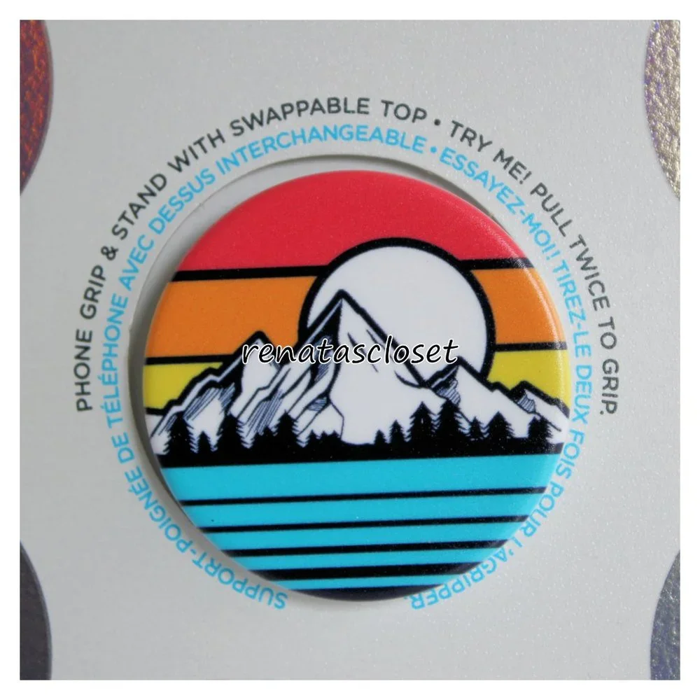 PopSocket PopGrip Sunset Peaks Cellphone Grip & Stand NIP